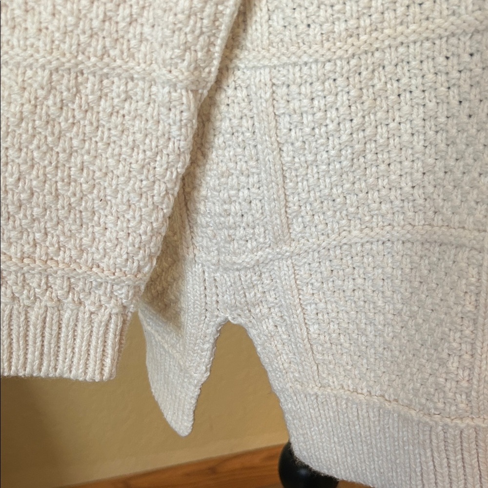 Land’s End Textured Knit Tunic Sweater - Picture 3 of 4